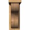Ekena Millwork Carmel Smooth Corbel w/Backplate, Western Red Cedar, 5 1/2"W x 14"D x 14"H COR06X14X14CAR01SWR - alternate 2